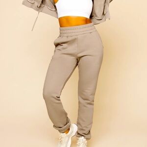 POPFLEX  ⚡️ Cloud Rollover Sweatpant - Taupe